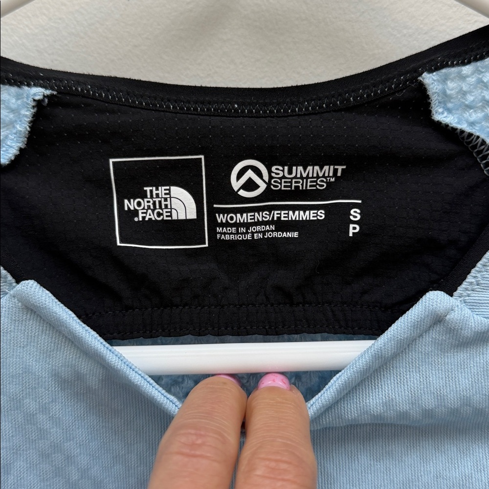 The North Face Future Fleece Summit Series Crew Neck L/S Women's Sz Small Blue! - Picture 3 of 7